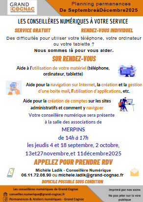 Conseillère numérique à votre service