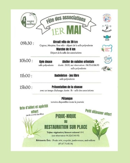 Fête des Associations, 1er Mai 