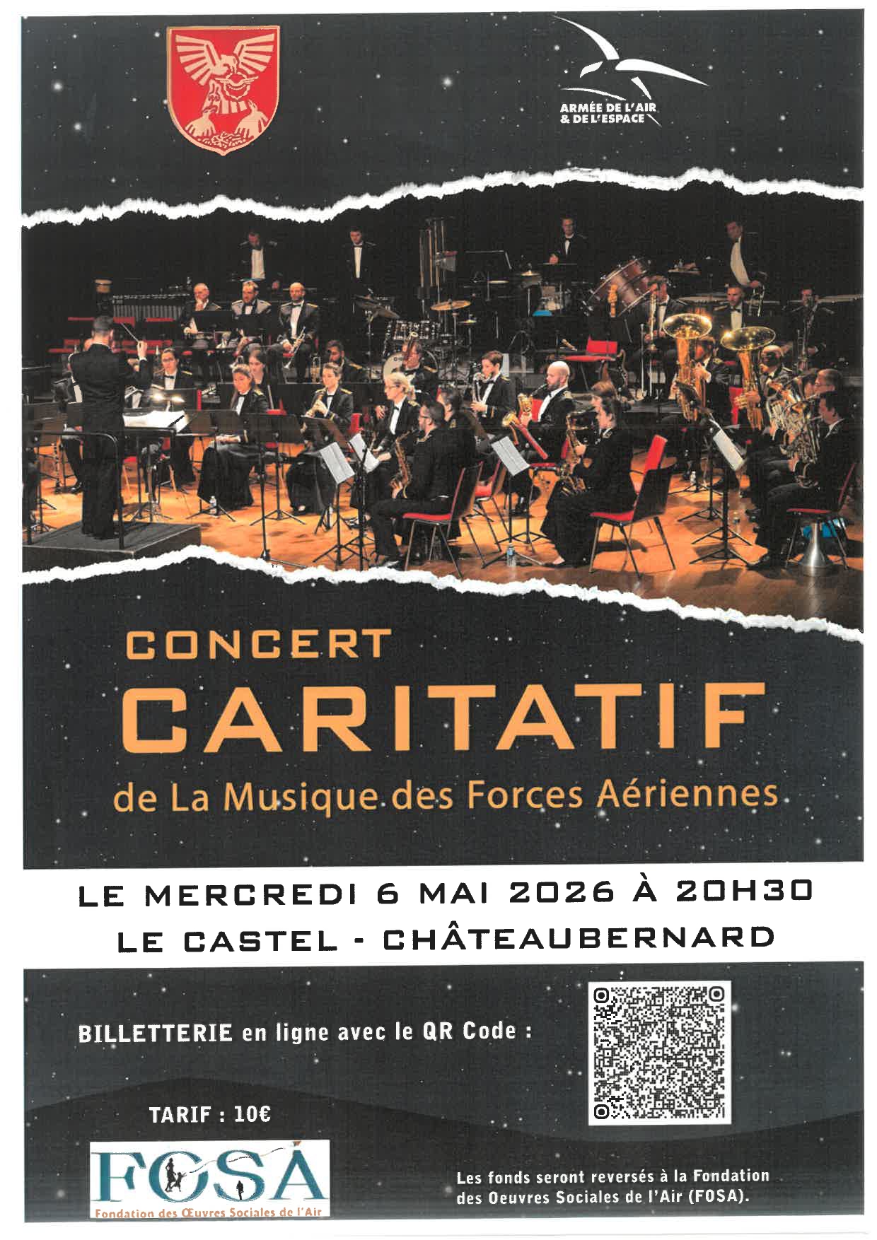 Concert caritatif de la Musique des Forces Aériennes
