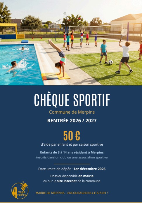 Chèque sportif communal