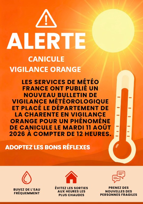 Canicule, Alerte Orange