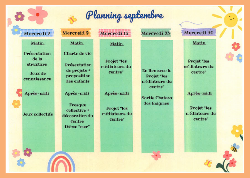 Programme ALSH Septembre 2026